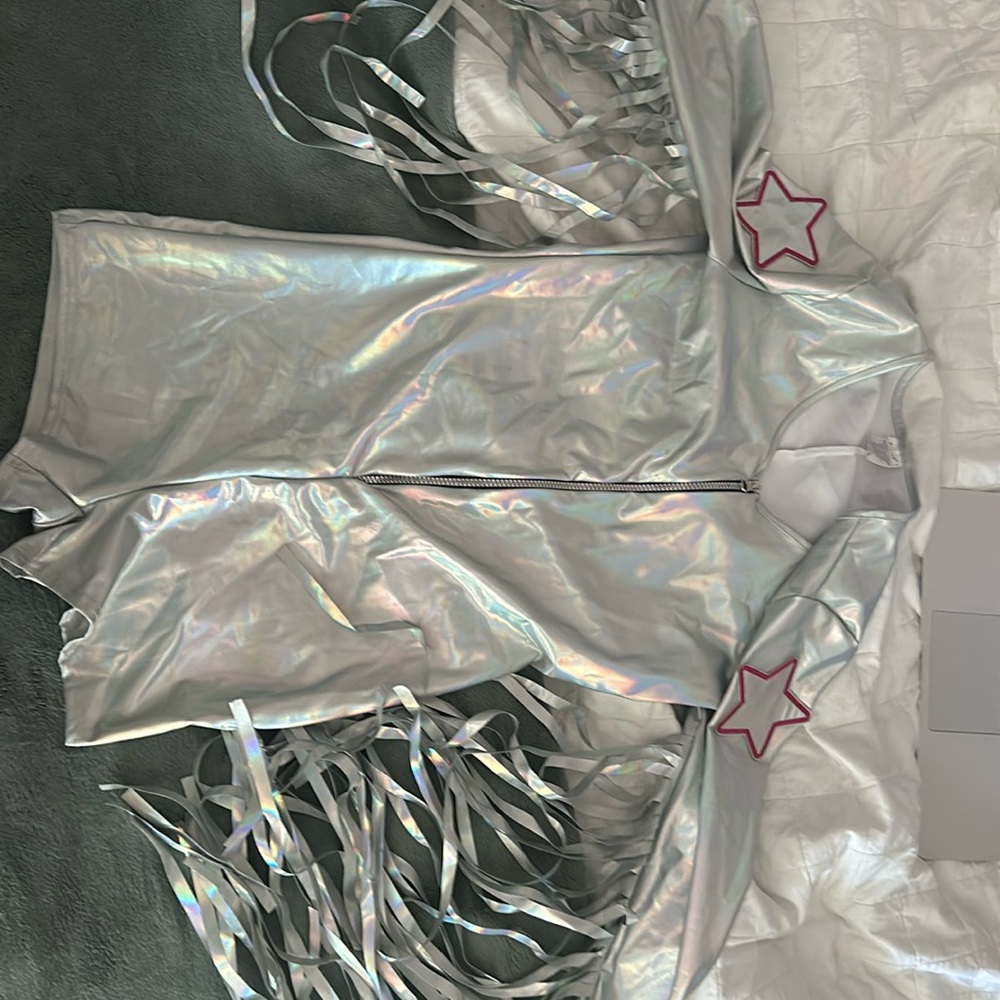 barbie spacesuit halloween costume from spirit halloween. comes with chaps